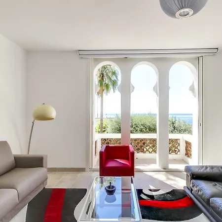Holiday Home With Beautiful Sea View Golfe Juan Esterno foto
